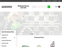 Tablet Screenshot of gearspeedwholesale.com